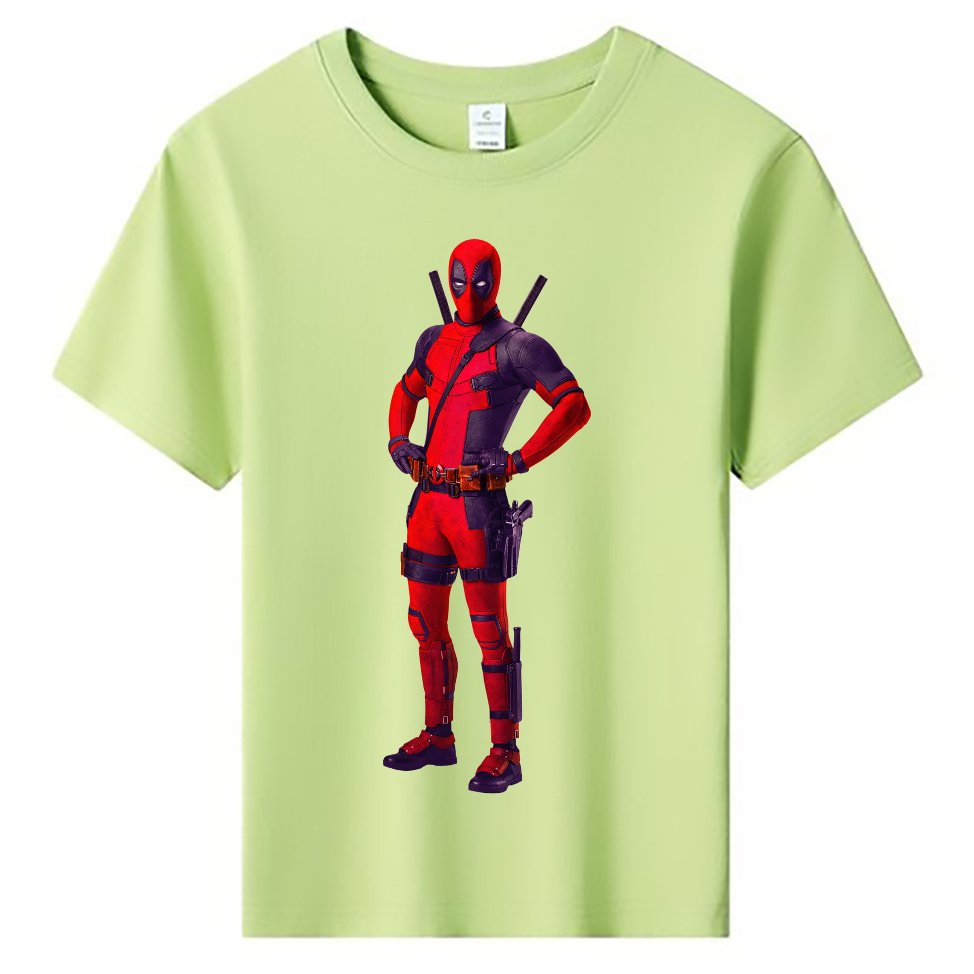 （画像用） Deadpool デッドプール 綿100％キッズTシャツ（フロントプリント）